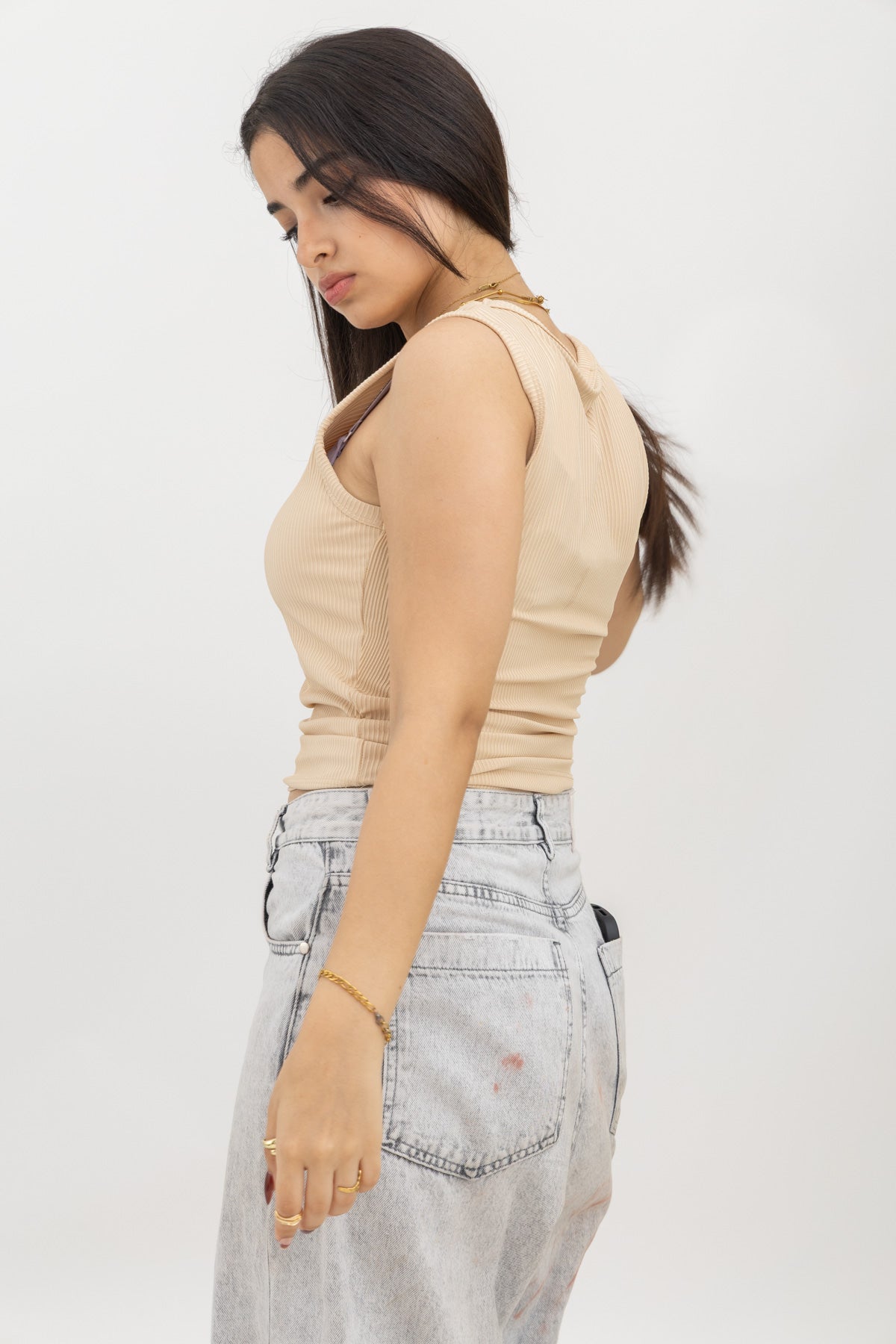 Ribbed Wide Neck