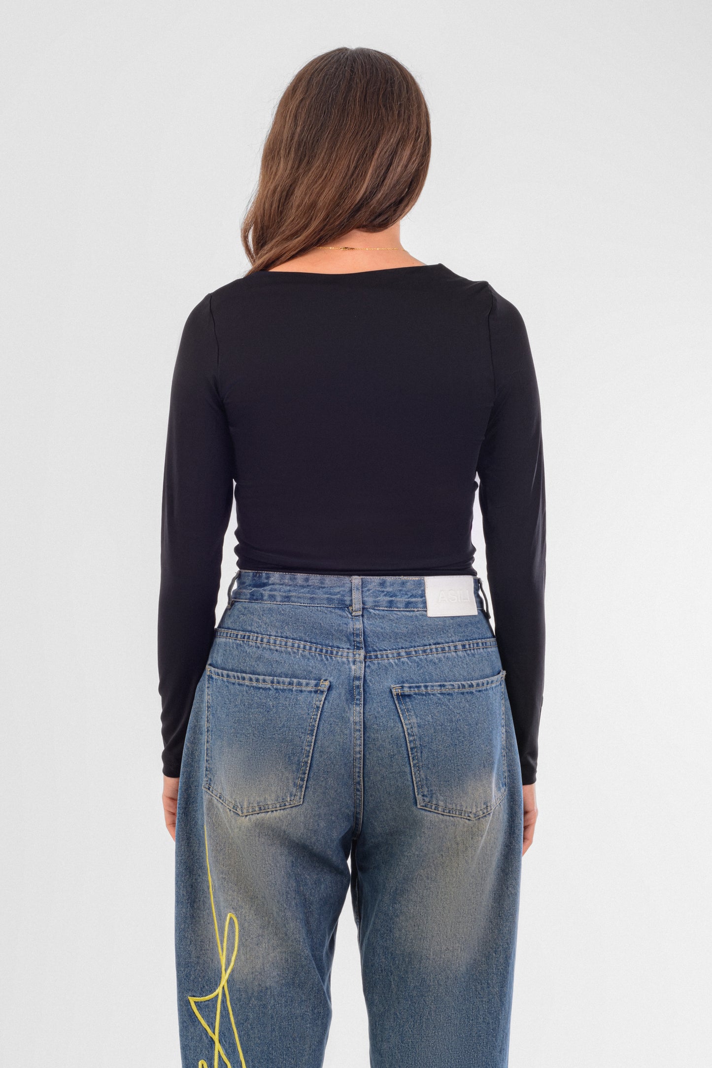 Wide Neck Long sleeve