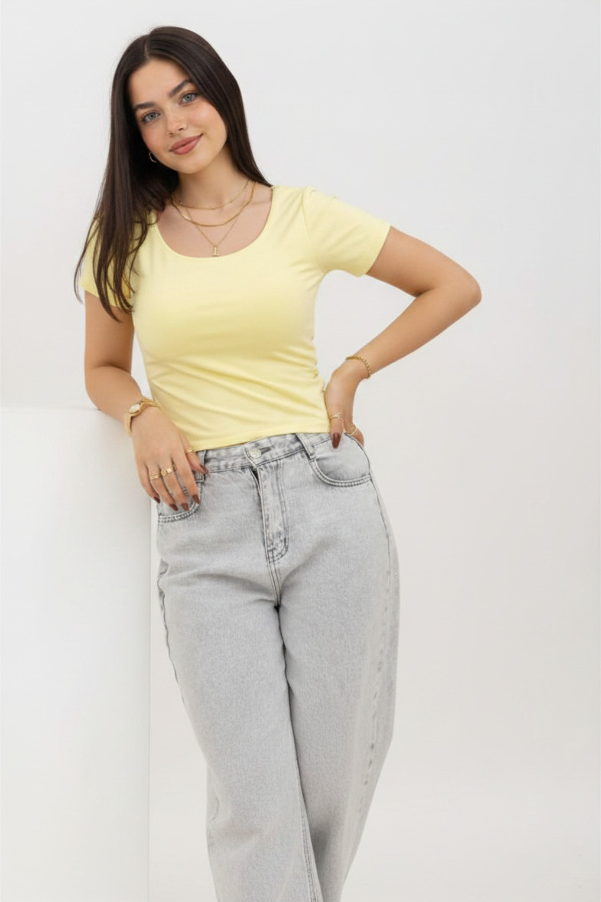 U-Shaped short Sleeve